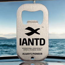 Load image into Gallery viewer, Bottle Opener - Card Style Black Fins & Black Logo