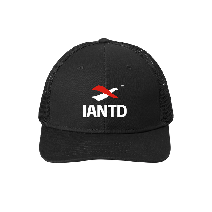 Snapback Trucker Cap - IANTD Logo/Black