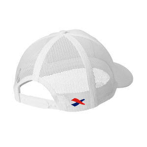 Snapback Trucker Cap - IANTD Logo/White