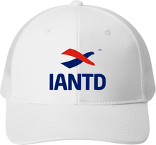 Load image into Gallery viewer, Snapback Trucker Cap - IANTD Logo/White