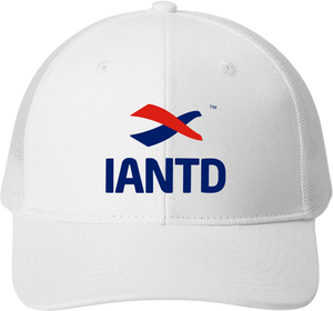 Snapback Trucker Cap - IANTD Logo/White