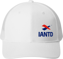 Load image into Gallery viewer, Snapback Trucker Cap - IANTD Logo/White