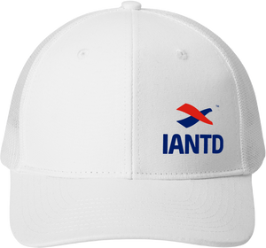 Snapback Trucker Cap - IANTD Logo/White