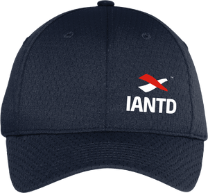 Pro Mesh Cap - IANTD Logo/Navy Blue