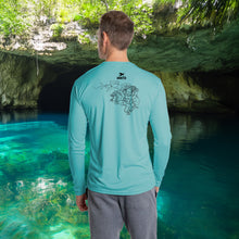 Load image into Gallery viewer, IANTD Rebreather Shark - Solar T-Shirt Long Sleeve