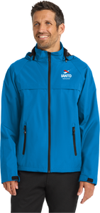 Raincoat Waterproof Jacket - Blue Logo