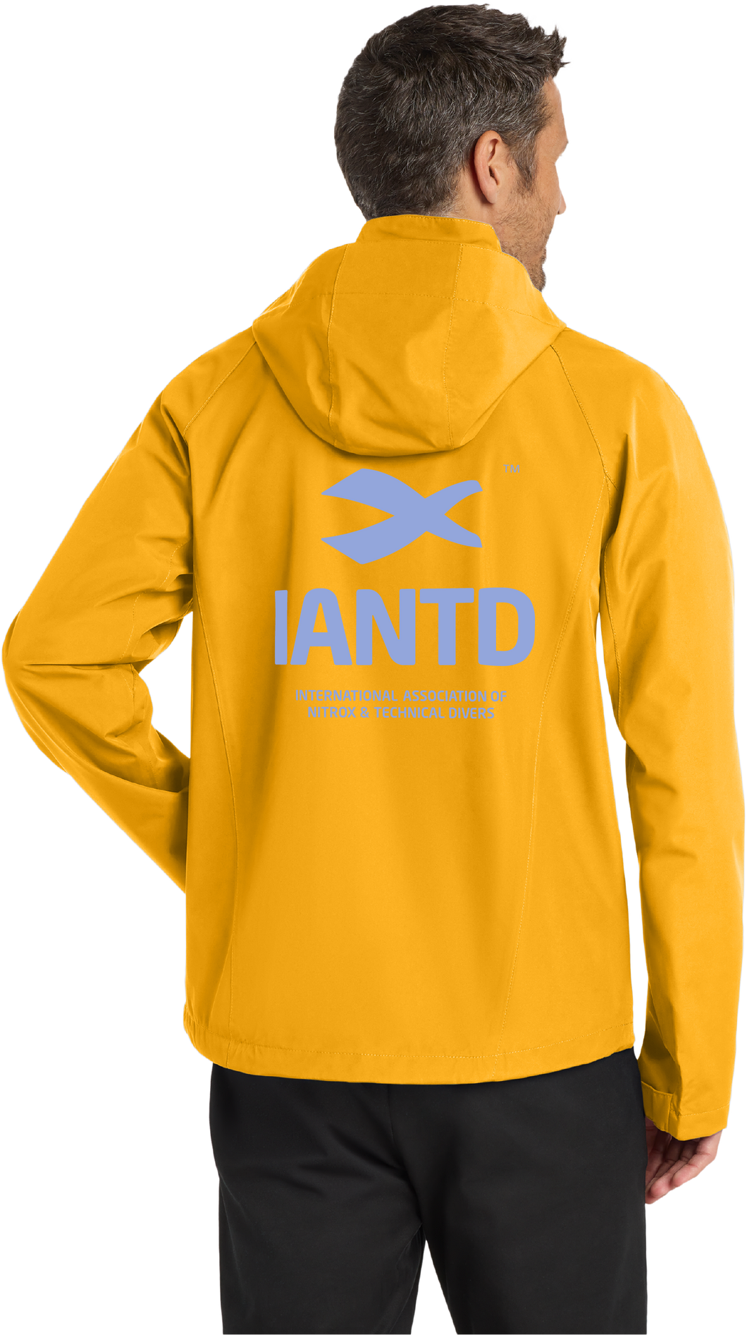 Raincoat Waterproof Jacket - Blue Logo