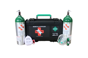 Oxygen Rescue Kit (Double Jumbo D) - Hard Case