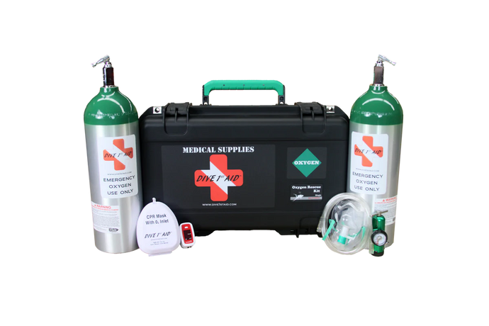 Oxygen Rescue Kit (Double Jumbo D) - Hard Case