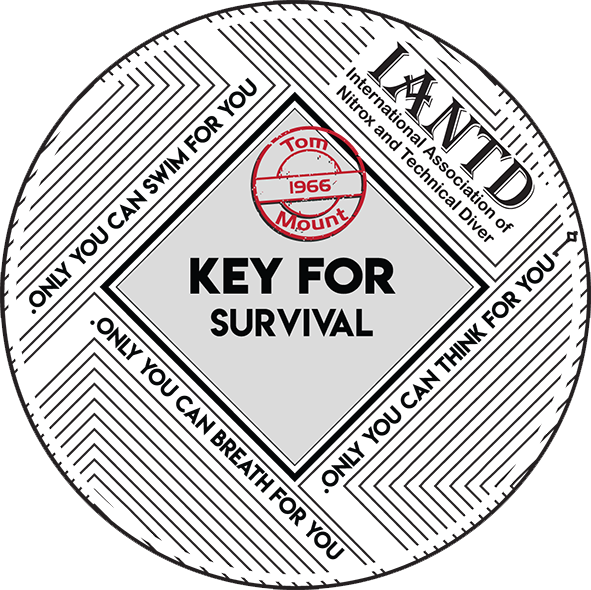 IANTD Key Survival Decal - 3